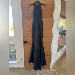 Elegant Black Evening Mermaid Gown